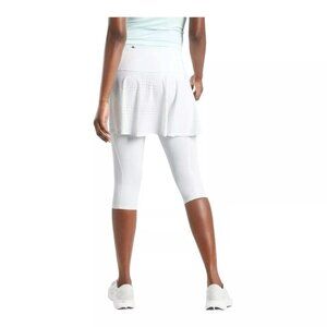 Athleta A Game 2 in 1 Crop White Skirt Leggings Activewear Women’s 3X